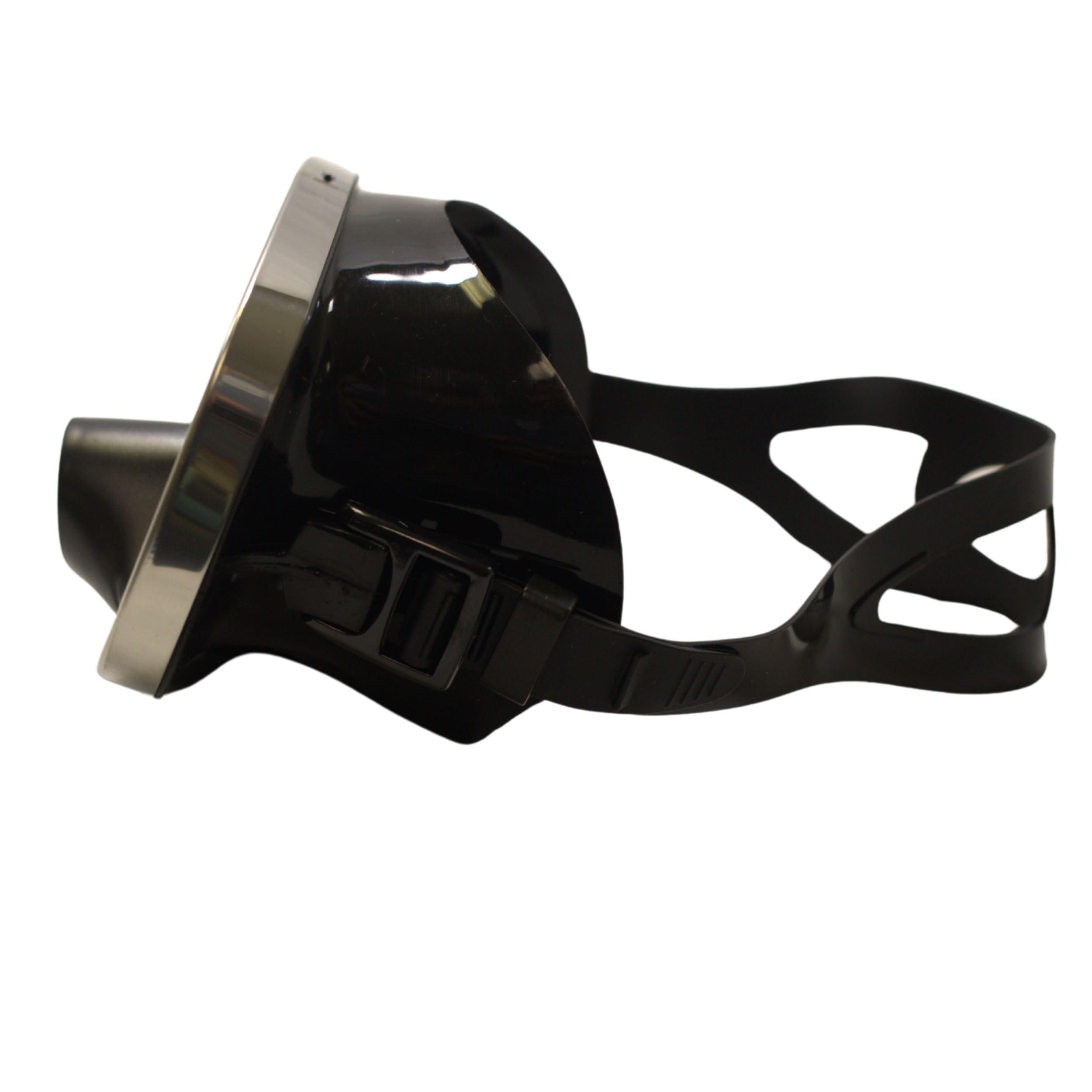 Scuba Choice Scuba Choice Scuba Diving Classic Free Dive One-Window Silicone Purged Mask, Black