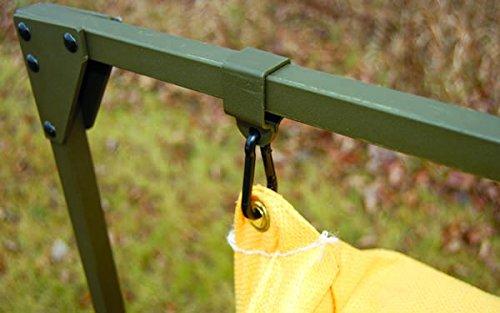 HME HME Bag Target Stand for Indoor and Outdoor Bow Hunting Practice & Archery Training Durable Adjustable Bag Holder with Stabilizer Pin and Raised Leg Design, Olive