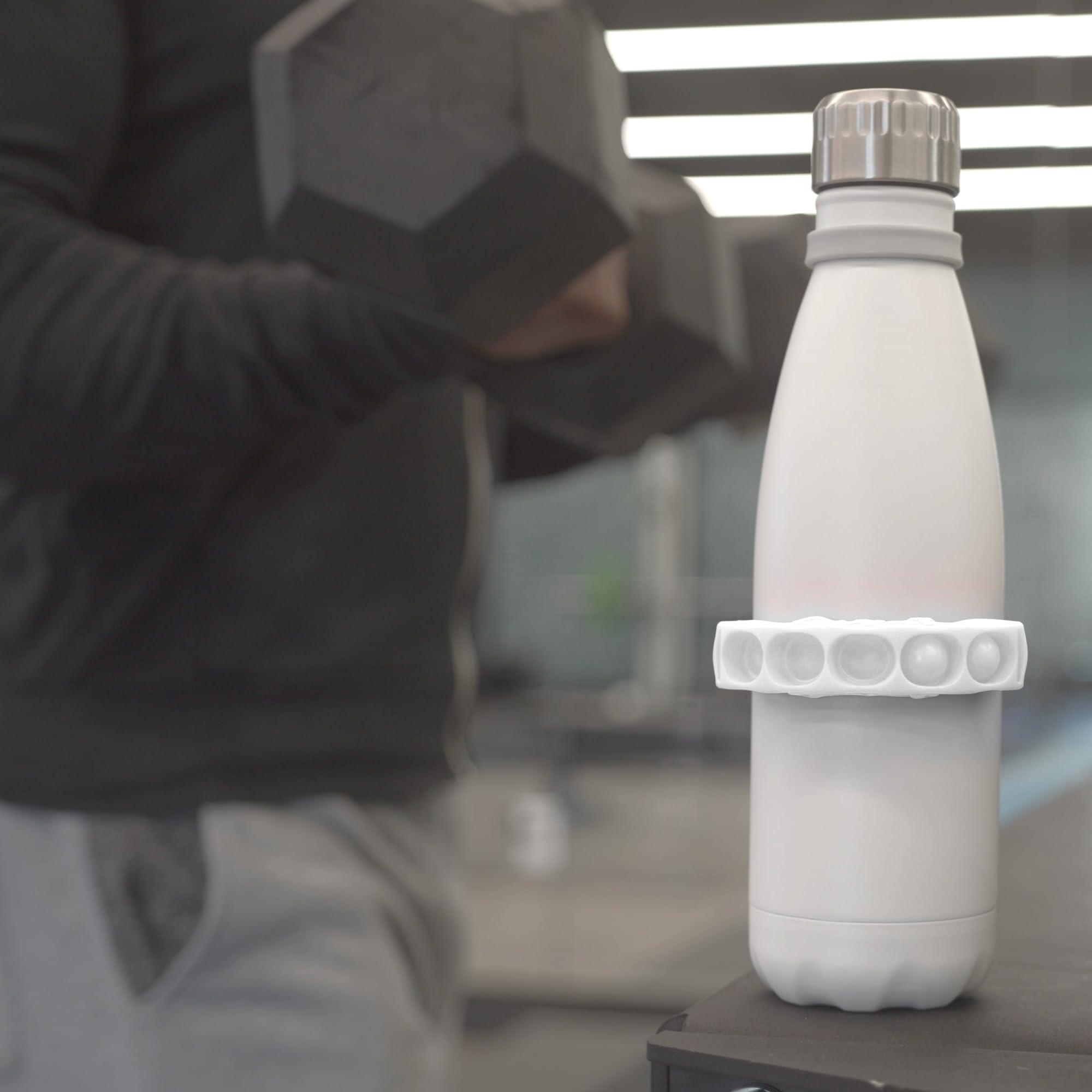 GWaT GWaT - Hydration Tracker for Water Bottles, Helps You Drink More (Frost White)
