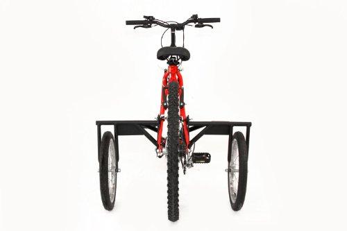 Titan Bike USA Heavy-Duty Stabilizer Wheels for Adult Bicycles, The Original Training Aid for Full Size Bikes with a 24" to 27" Inch Wheel, Supports Over 250 LBS, Patented Design, Black, 16-Inch (1000)