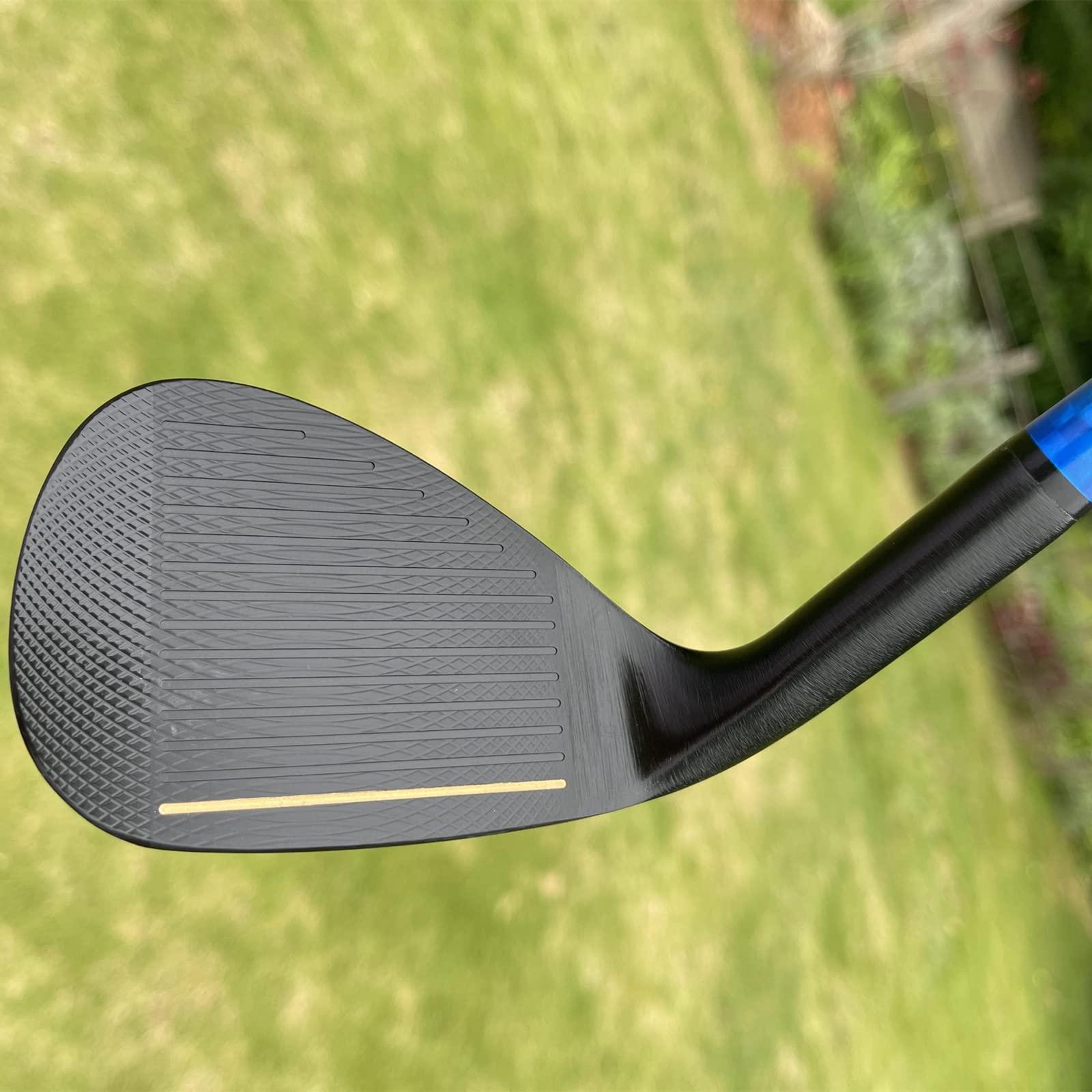 CALONG CALONG Golf Wedges 48 50 52 54 56 58 60 62 64 68 72 Degree Right Hand Pitching & Chipping Sand Wedge Milled Face Lob Wedge for Men-High Loft Golf Club (64 Degree)