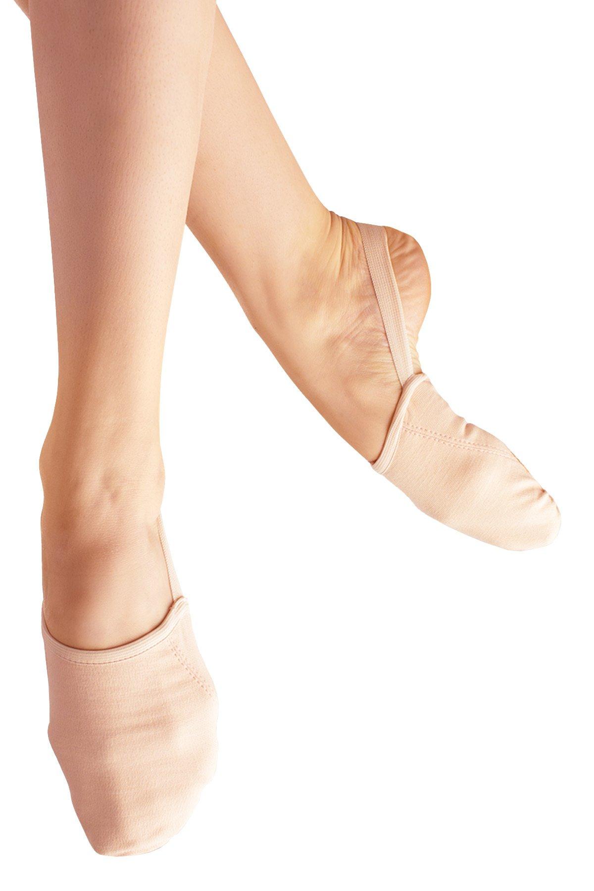 So Danca So Danca BA46 The Bullet - Half Sole Stretch Canvas with Suede Sole (Large Sizes)