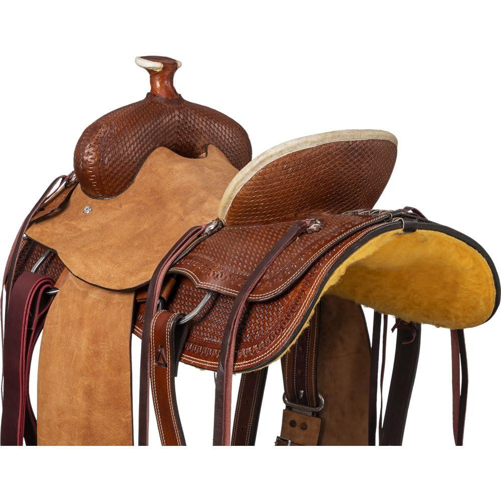 Tough 1 Silver Royal Bodie Hard Seat Ranch Saddle 16