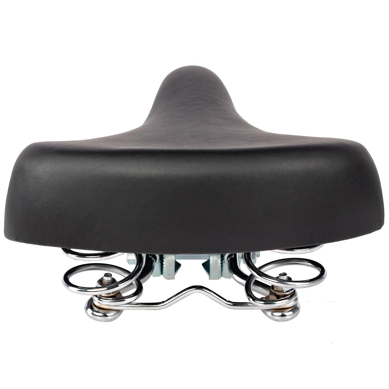 AVASTA AVASTA Kids Bike Seat Bicycle Saddle for Girls & Boys Waterproof Wide Soft Bike Cushion Dual Shock Absorbing Kids Bike Accessories Fit for 12 14 16 18 20 inch Mountain Road Bicycle, Black