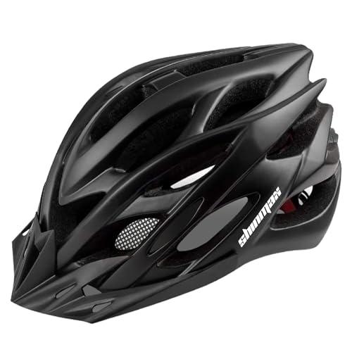 Basecamp Basecamp Bike Helmet for Men Women with LED Safety Light Removable Sun Visor Lightweight Bicycle Helmet Adjustable Breathable Mountain & Road Cycling Helmets for Adult (BC-10)