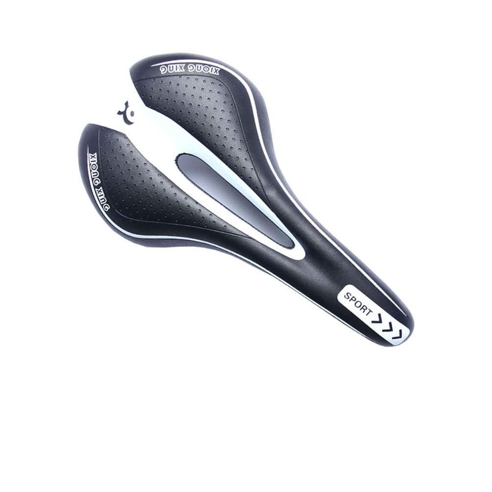 BESPORTBLE BESPORTBLE Exercise Bike Exercise Seat Bike Seat Comfortable Replacement Folding Saddle for Adult Kids Cycling Mountain Bikes Road Bikes Black White Collapsible Seat Kids Bike Bike
