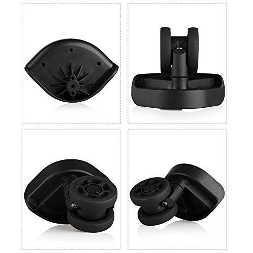 GH8 GH8 A Pair/Set (DL-W129#) Mute Connected Spinner Wheels for Replacement Luggage Wheels Wear Silent Draw bar Box DIY