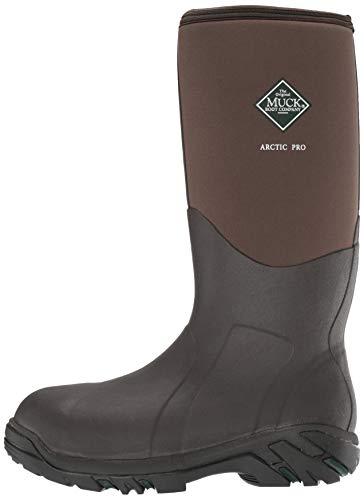 Muck Boot Muck Boot Men's Arctic Pro S/T Knee High Boot, Brown Steel Toe, 13 M US