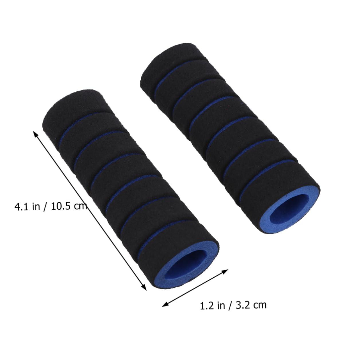 KOMBIUDA KOMBIUDA 2pcs Non-Slip Handlebar Grips for Bikes Ergonomic Sponge Covers Comfortable and Fits Standard Handlebars for Mountain Road and Electric Bikes