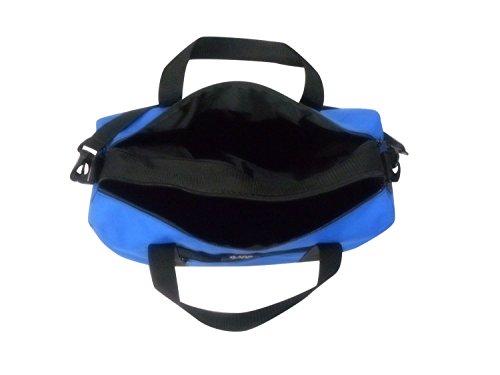 BAGS USA Wet and Dry Bag Featuring Wet Compartment, Swim or Gym Bag Has Wet Pocket Made in USA. (Blue)