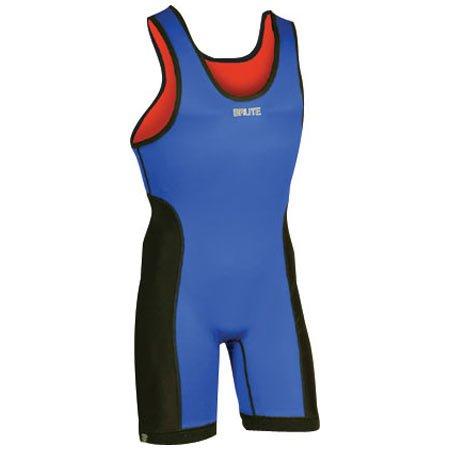 Brute Brute 2XVR Reversible Wrestling Singlet Royal/Scarlet,3XL