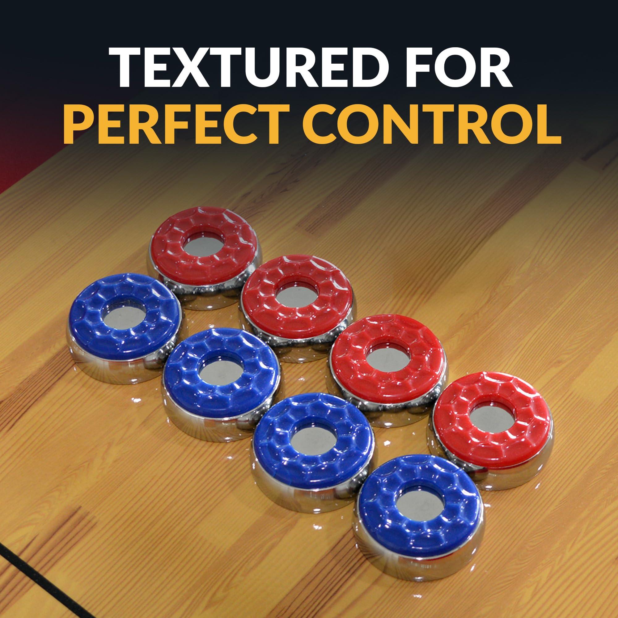 Hathaway Hathaway Shuffleboard Pucks with Case (Set of 8), Dark Cherry Finish