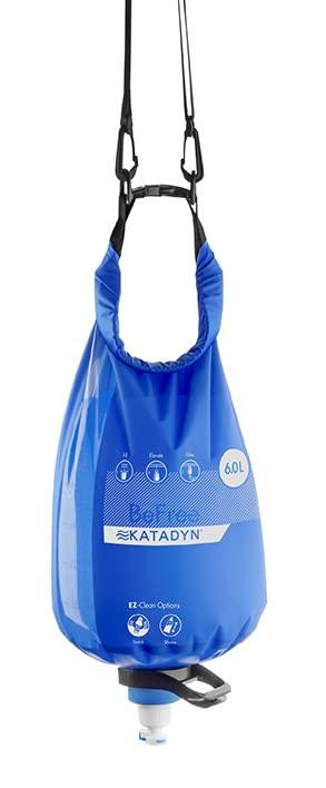 Katadyn Katadyn Gravity BeFree 6L Water Microfilter, Camping, Backpacking, Emergency Preparedness, Blue