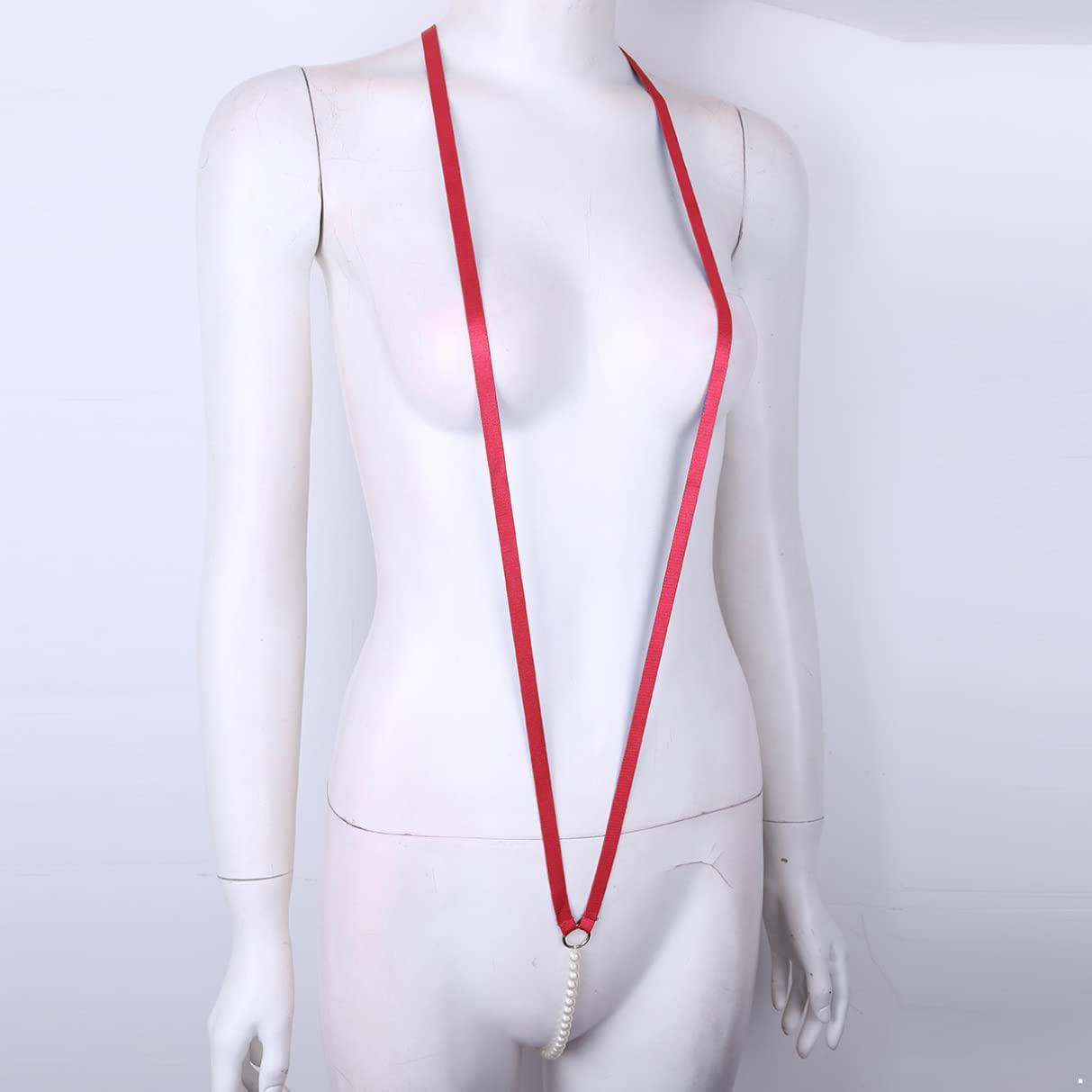 AGJGFM AGJGFM Micro Sling Bikini Extreme Slingshot Sexy Slutty Mini Bikinis G String Swimsuit for Women Tiny Skimpy Bathing Suit