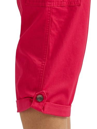 Lee Lee Women's Ultra Lux Comfort with Flex-to-Go Cargo Capri Pant, Hot Magenta