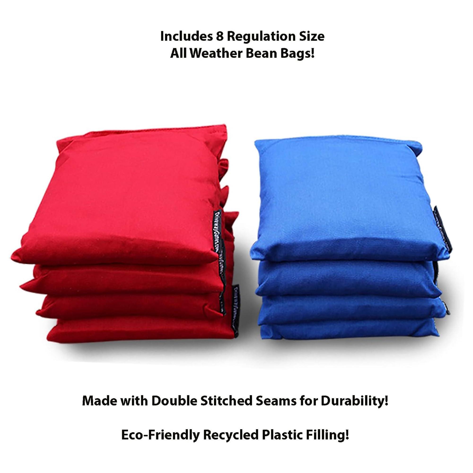 Driveway Games Driveway Games All-Weather Indoor/Outdoor Corntoss Set, 8 Canvas Bags & 2 Targets, 4\' x 2\'