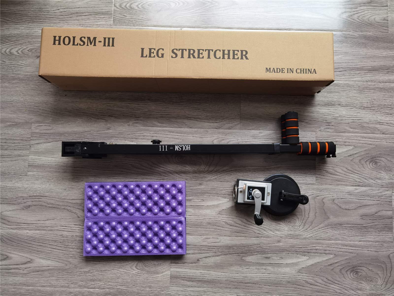 HOLSM-III Leg Stretcher, Leg Stretcher Machine, Leg Split Stretching Machine, Stretch Split Trainer, Leg Stretching Trainer, Split Machine, Split Strecher, Ligament Stretcher (Black)