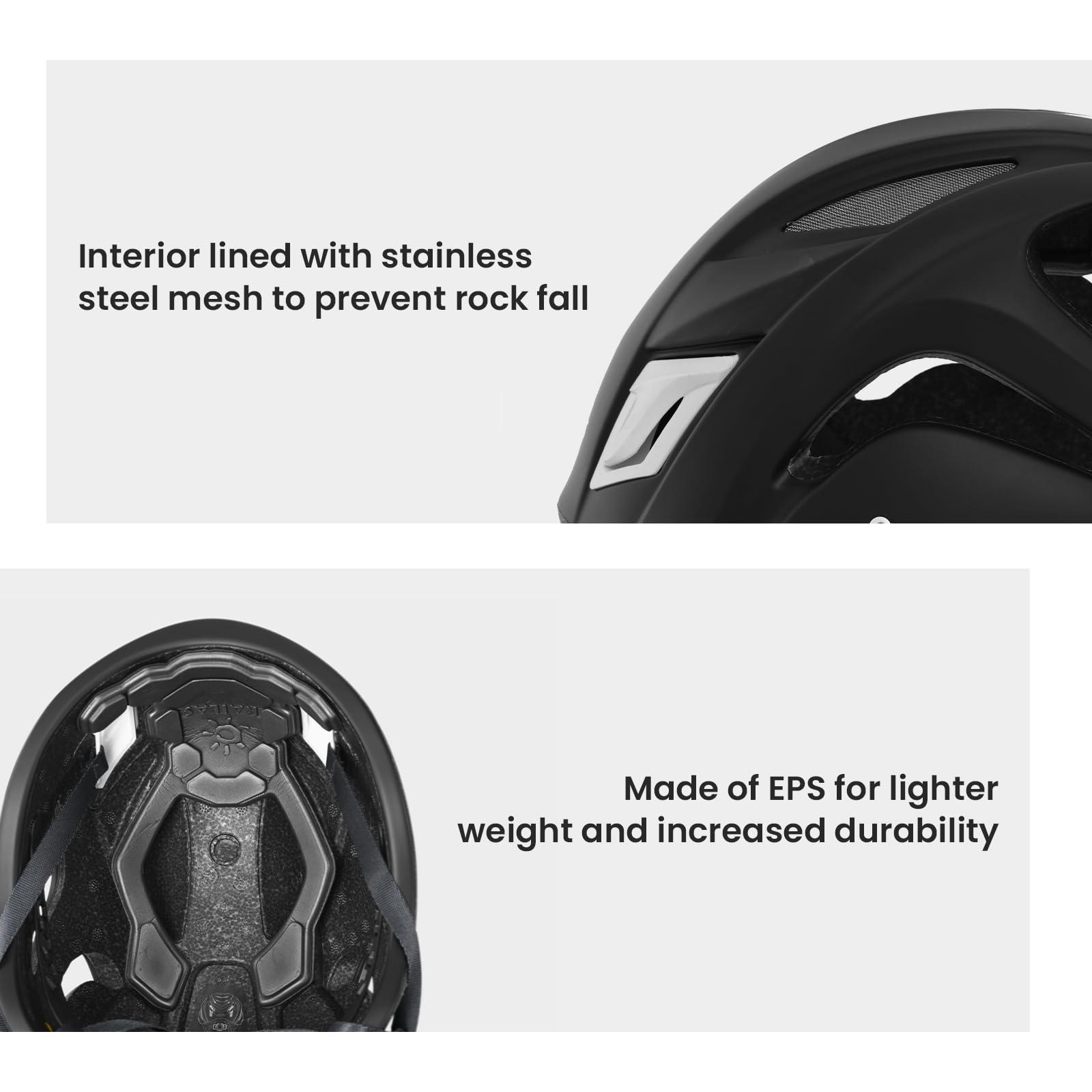 KAILAS KAILAS Rock Climbing Helmet Men Arborist Half Helmet Rescue Mountaineering Hiking Caving Lightweight Adults Adjustable