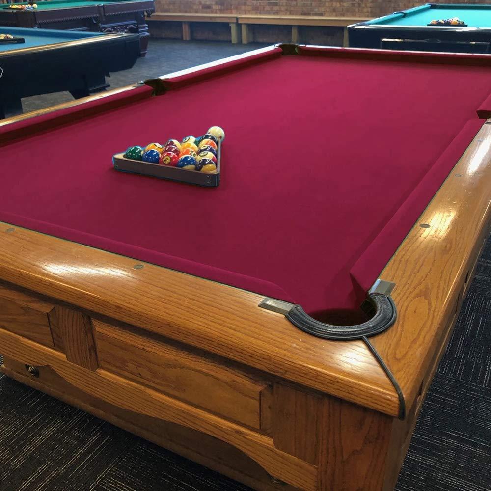 Boshen Boshen Worsted Blend Billiard Cloth Pool Table Felt Fast Speed for 7\' 8\' 9\' Pool Table Pre Cut Bed & Rails