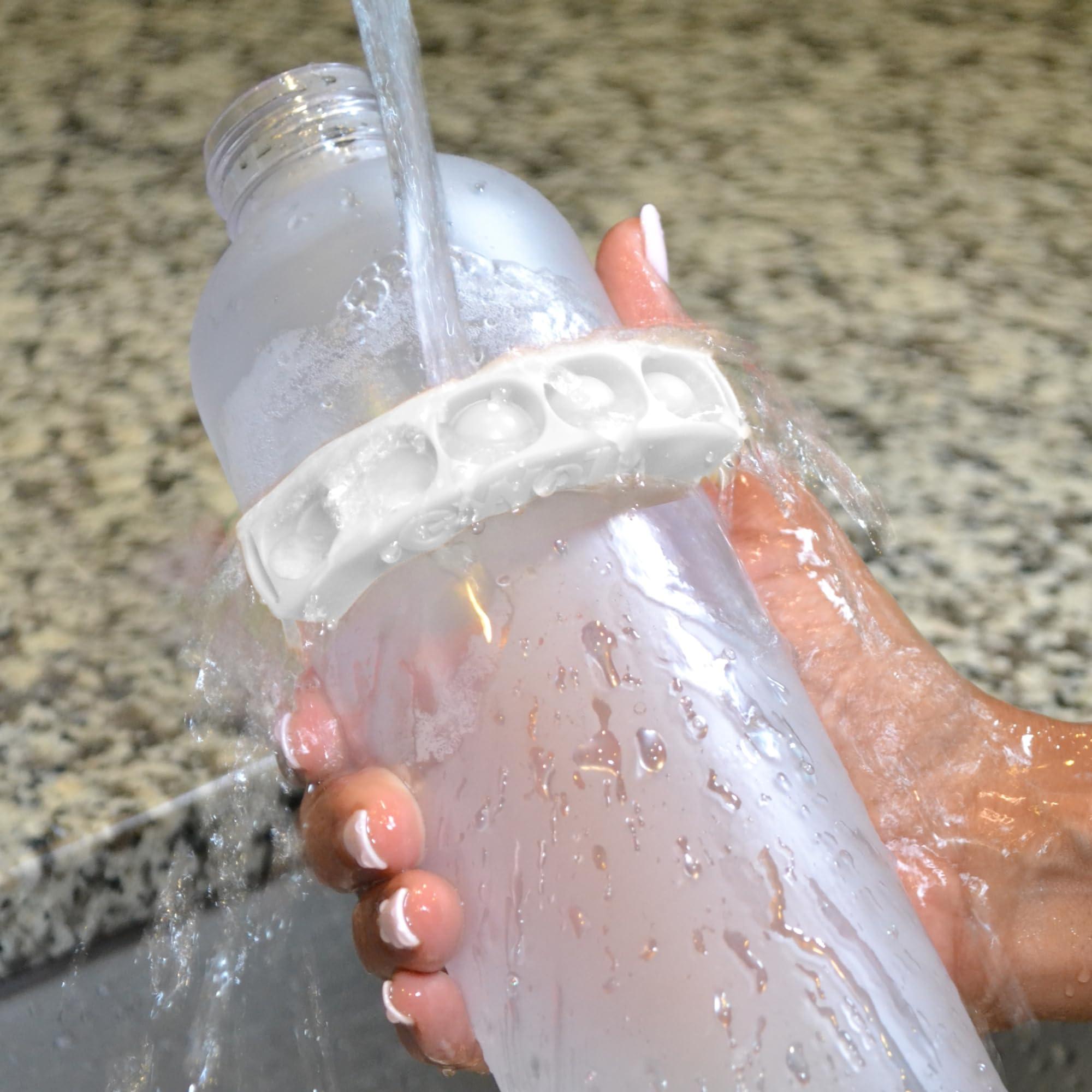 GWaT GWaT - Hydration Tracker for Water Bottles, Helps You Drink More (Frost White)