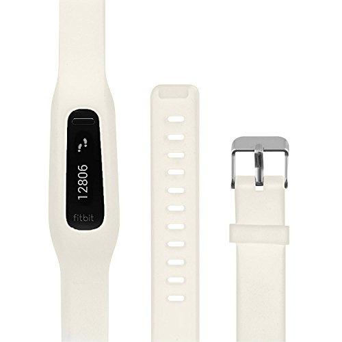 QGHXO Buckle Bracelet for Fitbit One, Replacement Silicone Band with Chrome Watch Clasp and Fastener Buckle for Fitbit One