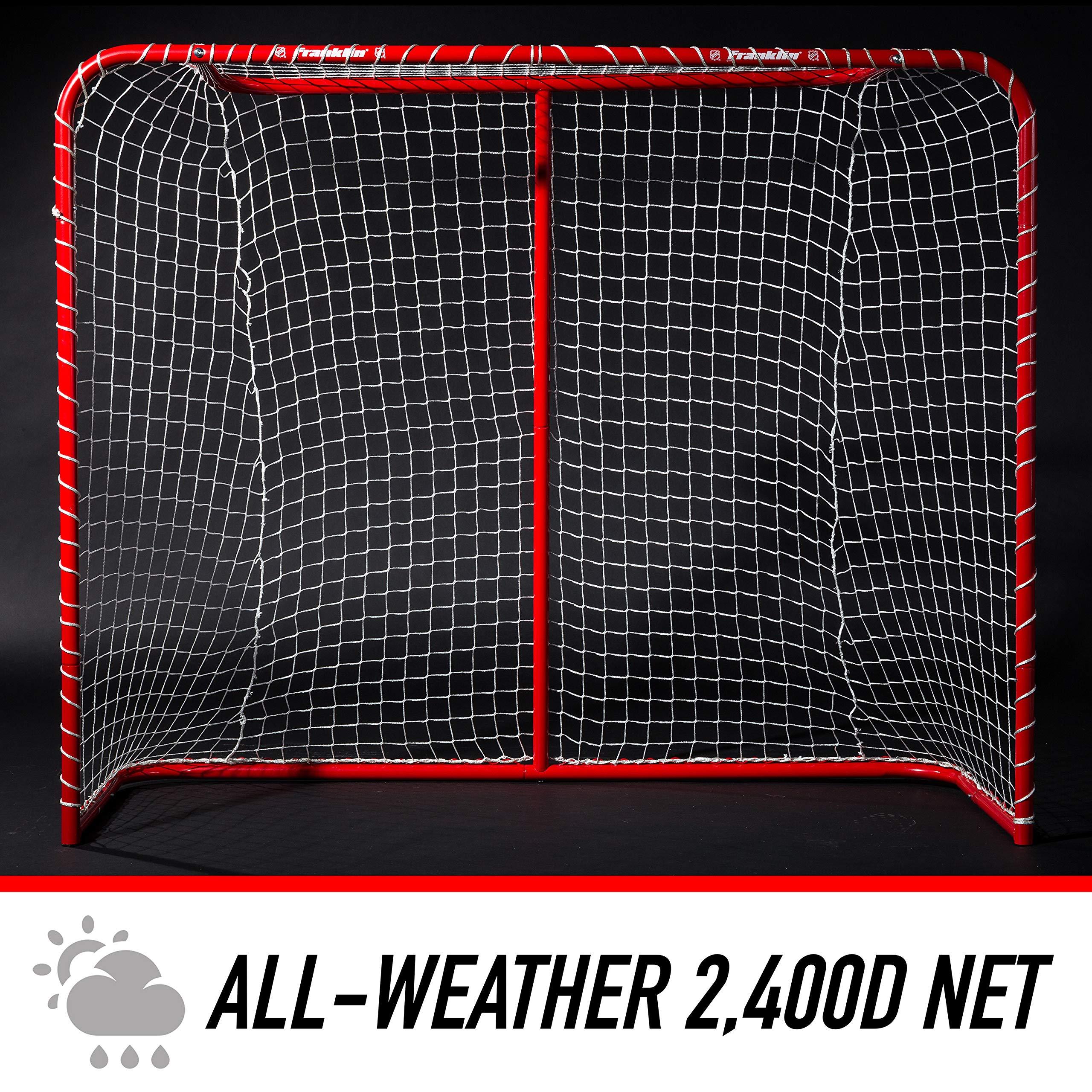 Franklin Sports Franklin Sports Youth Street Hockey Net - Indoor Outdoor Steel Hockey Goal for Kids Roller Street - Portable Junior Goal - 54\" Inches