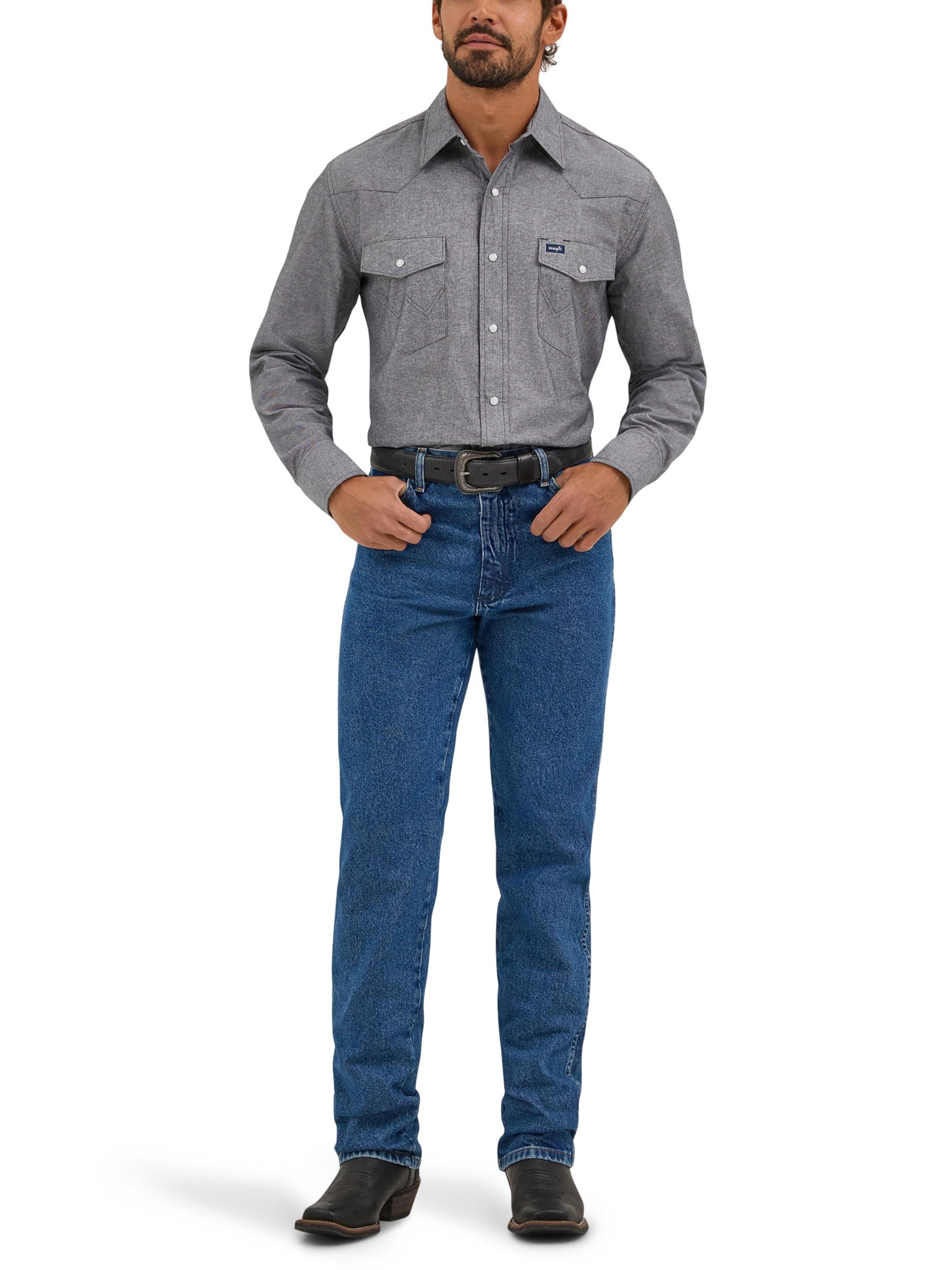 Wrangler 0936 Cowboy Cut Slim Fit Jean, Stonewashed, 35W x 36L