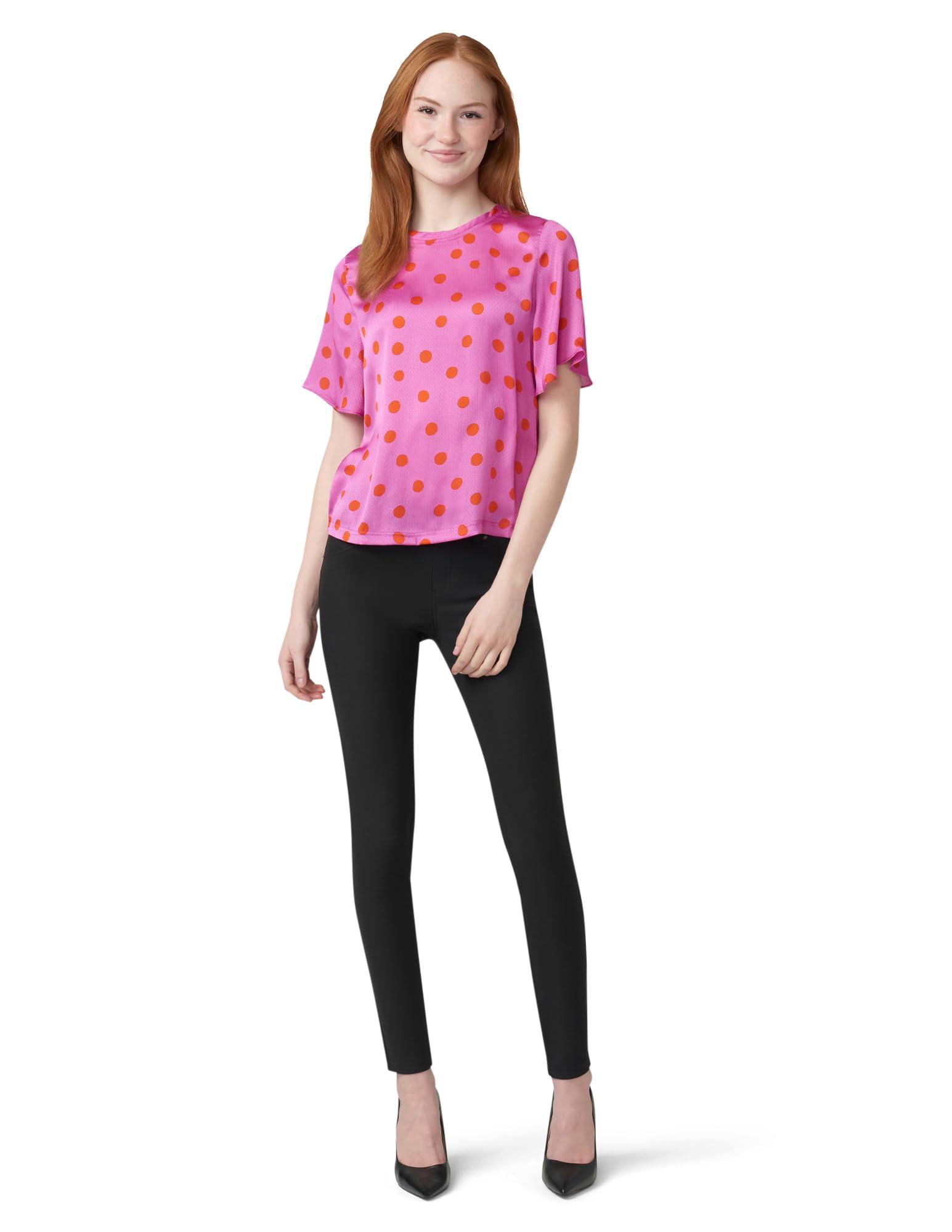 HUE HUE Women's Essential Denim Leggings, Black, Medium