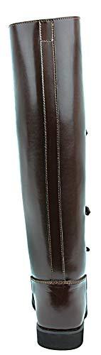 Hispar Hispar Mens Man Stallion Field Horse Riding Boots Stylish Fashion Equestrian - Brown 11.5 Wide Calf