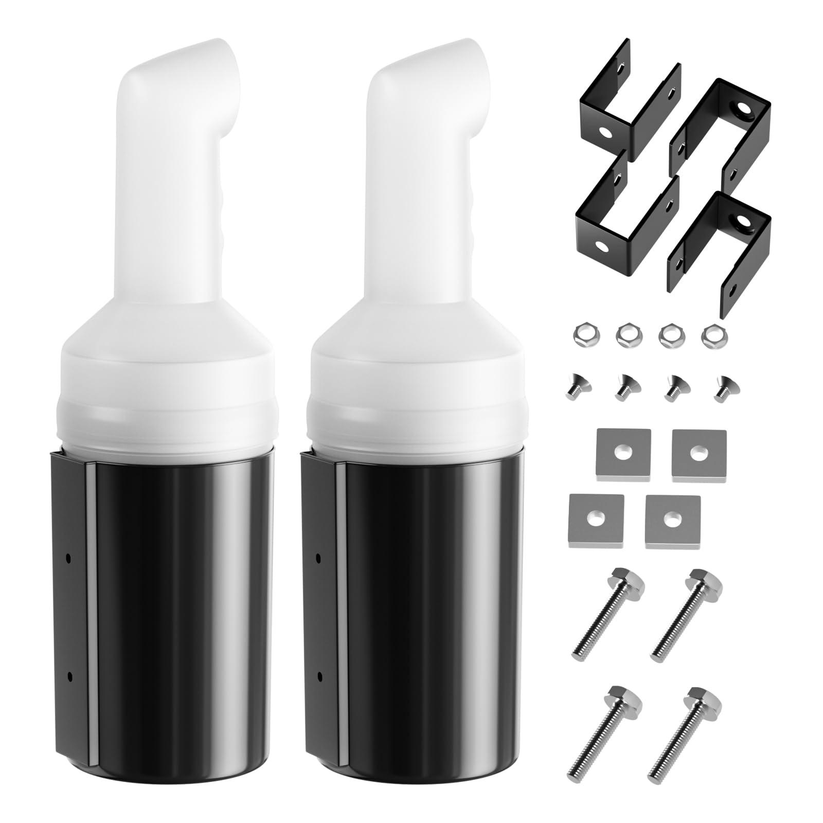 Panglong Panglong Golf Cart Sand Bottle with Holder, Universal No-Drilling Golf Sand Bottle, Divot Filler Sand Bottle for Yamaha, EZGO Club Car with 1" Square Tube Bracket; Large Capacity, Rattle Proof Holder
