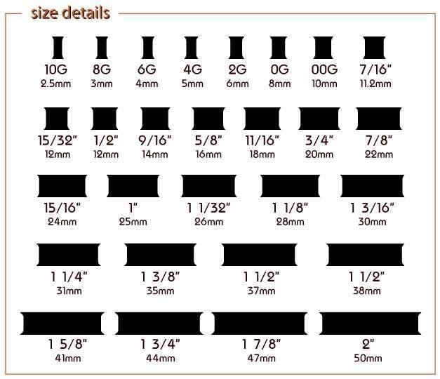 MoDTanOiz - Flesh tunnels MoDTanOiz 00 Gauge Gauges 00g 10mm Ear Plugs Plug Weight Flesh Tunnels Tunnel Streching Ears Double Flare 2g 0g 0 00 1/2 Steel Stone Wood Earrings Silicone Men Women Black 00g 10mm