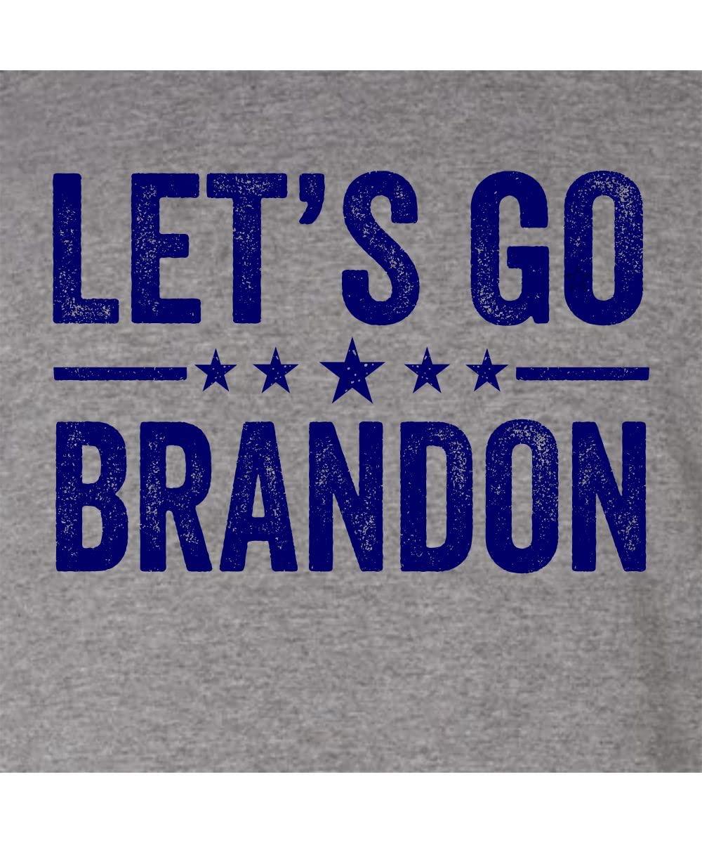 Go All Out Medium Oxford Mens Classy Let's Go Brandon Sweatshirt Hoodie