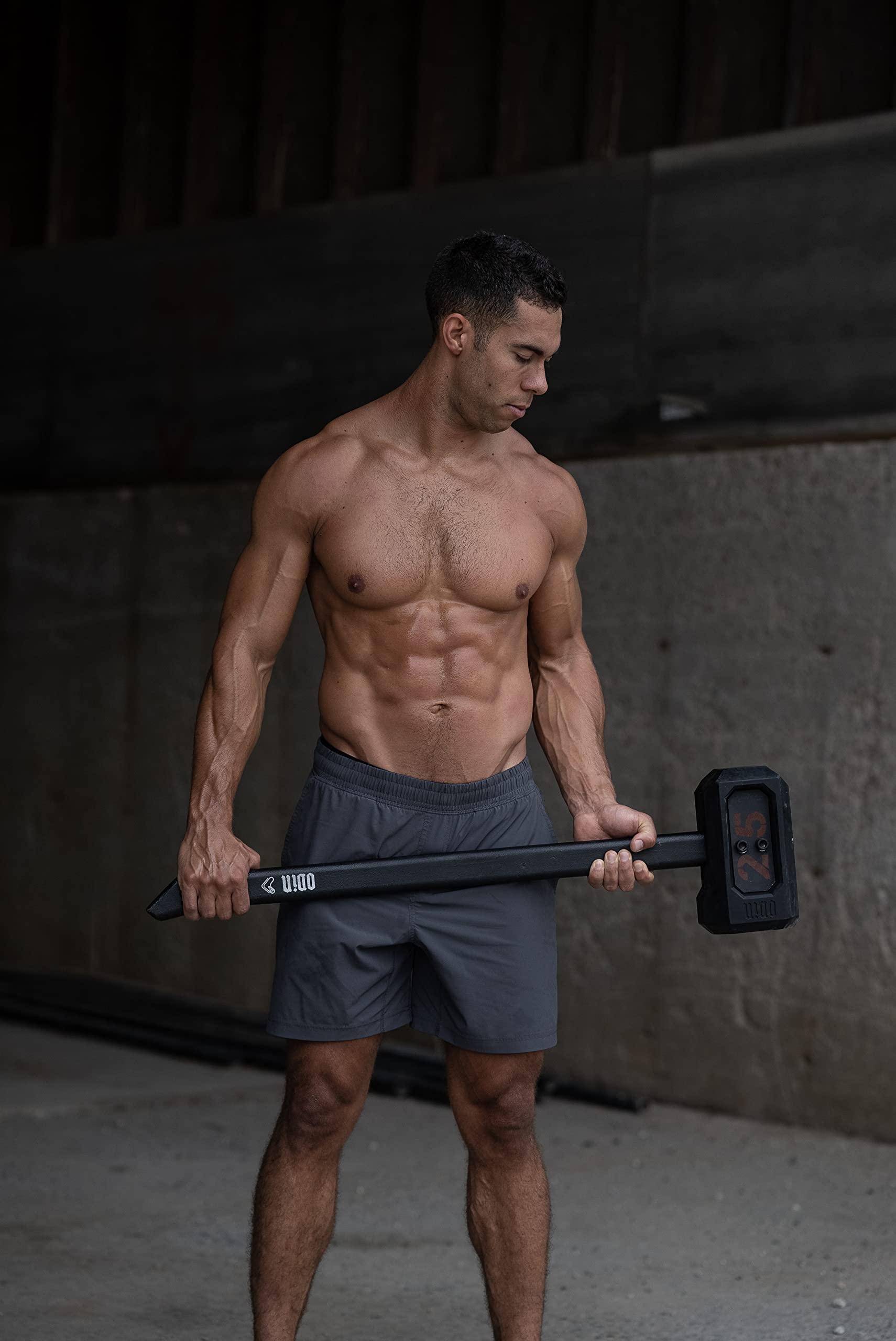 TRIBE WOD Tribe WOD | Interchangeable Weight Plates for Tribe WOD\'s Odin Sledgehammer - Weight Plates for Workout Steel Mace - Hammer not Included (Adds up to 35 LB)