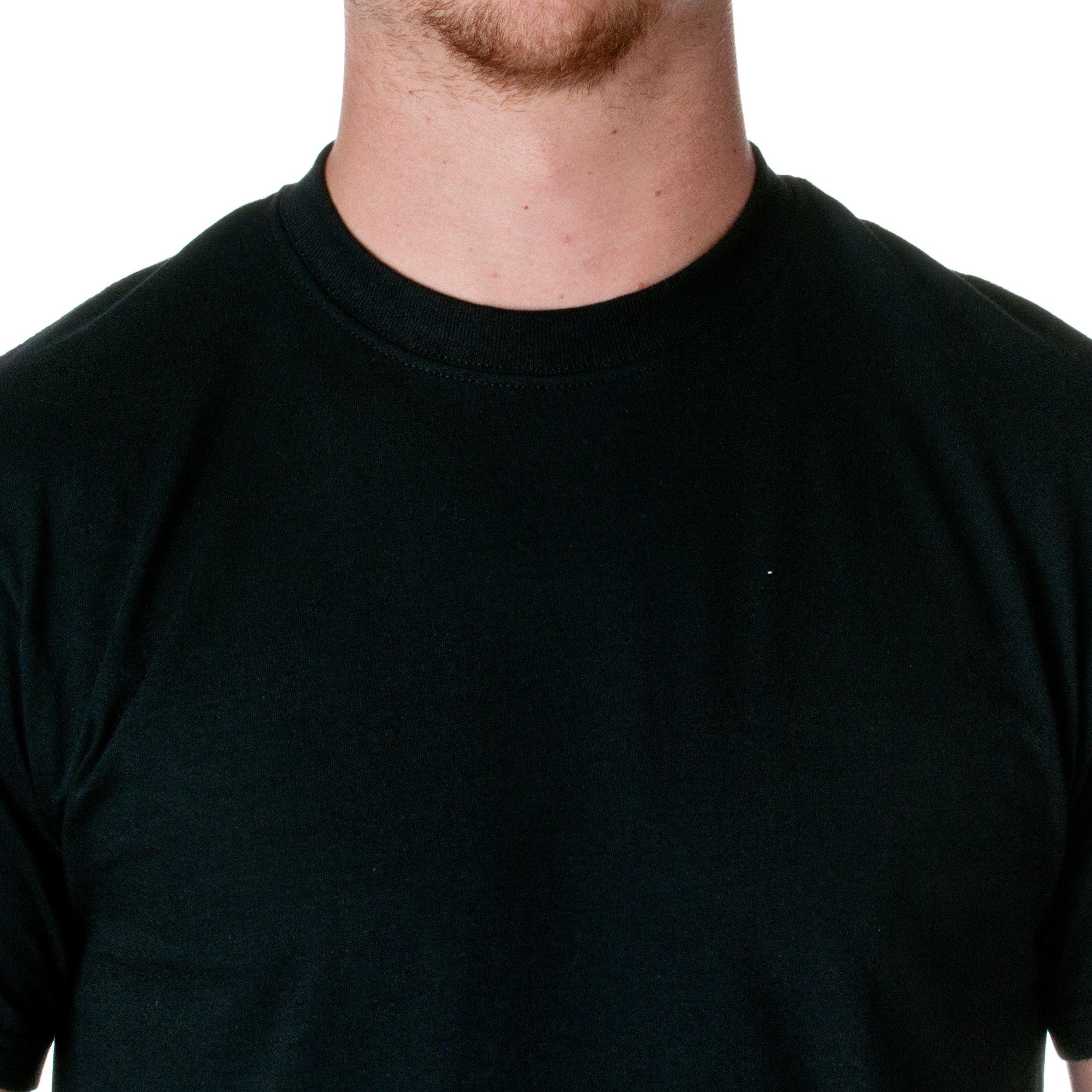 Fruit of the Loom Fruit Of The Loom Men's Heavy Cotton T-Shirt, Black, Large