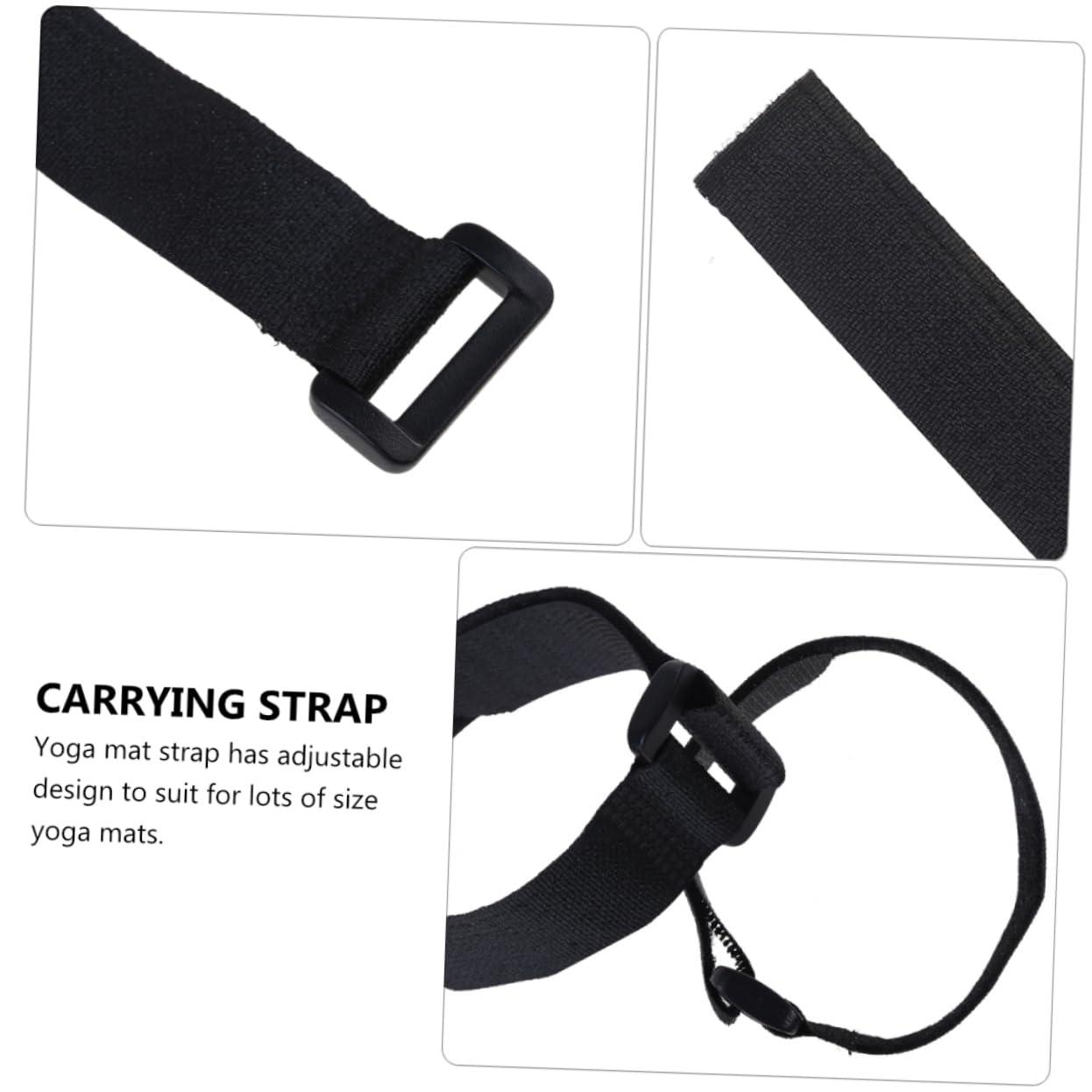 SUPVOX SUPVOX 24pcs Yoga Mat Sling Strap for Easy Carrying and Storage Practical Mat Holder for Yoga Enthusiasts