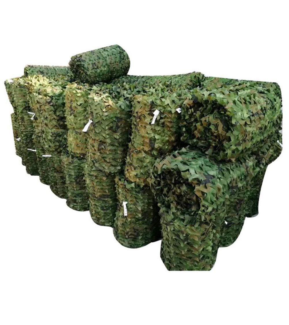 bandezid bandezid Camouflage Netting Army Camo Net Camouflage Tarpaulin Sunscreen Nets for Sunshade Camping Military Hunting Shooting Blind Watching Hide Party Decorations-Camouflage net 1.5x8m(4.9x26ft)