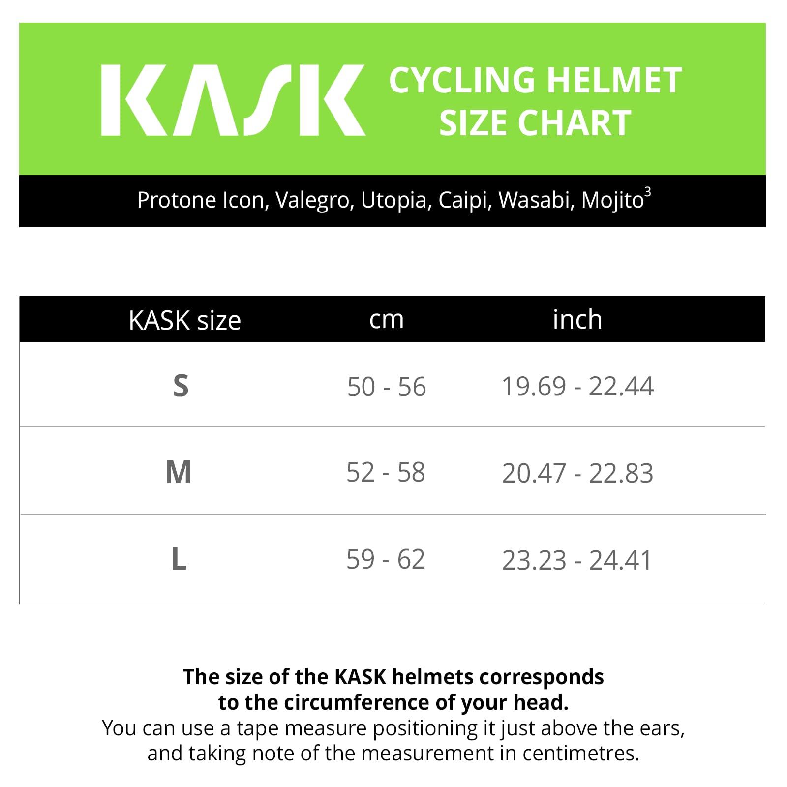 Kask KASK Protone Icon Bike Helmet I Aerodynamic Road Cycling, Mountain Biking & Cyclocross Helmet - White Matt - Small