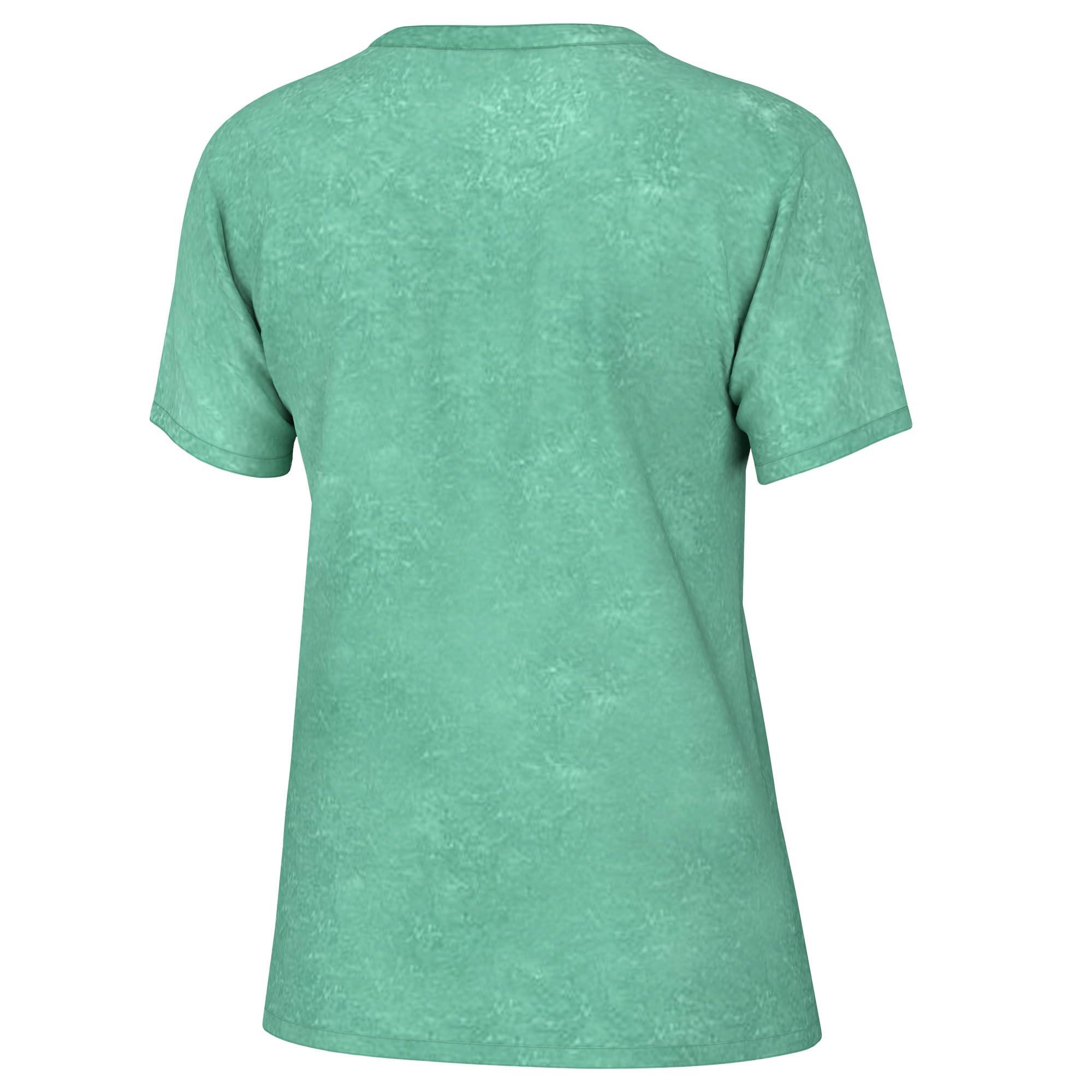 HUK HUK Women's Standard Short Sleeve Mineral Wash Pocket Tee, Fishing T-Shirt, Bermuda