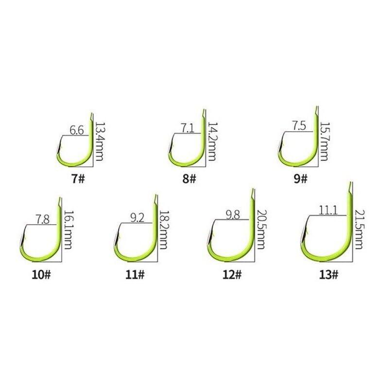 KTGCOZS KTGCOZS Pack of 5 Fishing Hooks with PE Line Carbon Steel Feeder Carp Fishing Accessory (8# 5pcs)