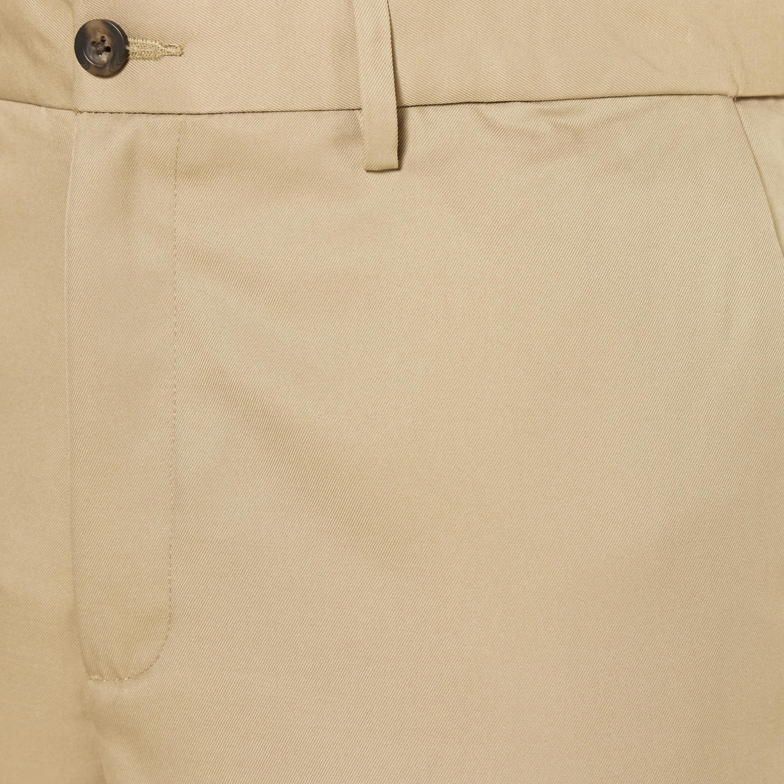 Amazon Essentials Amazon Essentials Men's Classic-Fit Expandable-Waist Flat-Front Dress Pant, Khaki Brown, 30W x 34L