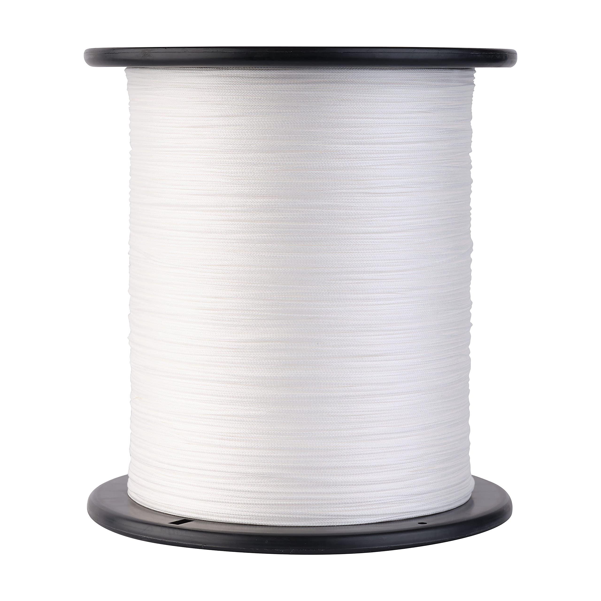 Berkley Berkley ProSpec Premium Hollow Braid Superline, White, 130lb | 81.6kg Fishing Line, Suitable for Saltwater Environments