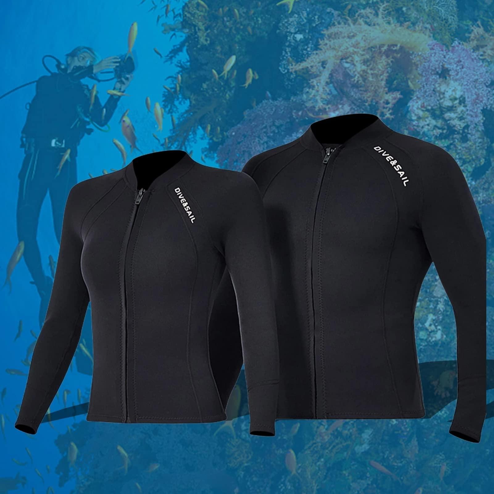 WYYHAA WYYHAA Neoprene Wetsuit Pants for Men Women Scuba Diving Long Sleeve Clothes for Snorkeling Surfing Swimming,Men,L