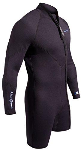 Neo-Sport NeoSport Men's Premium Neoprene 3mm Waterman Wetsuit Jacket, Medium