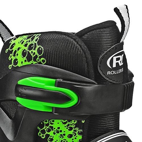 Roller Derby Roller Derby ION 7.2 Inline Skates with Aluminum frames and Adjustable Sizing for growing feet, Medium (2-5)