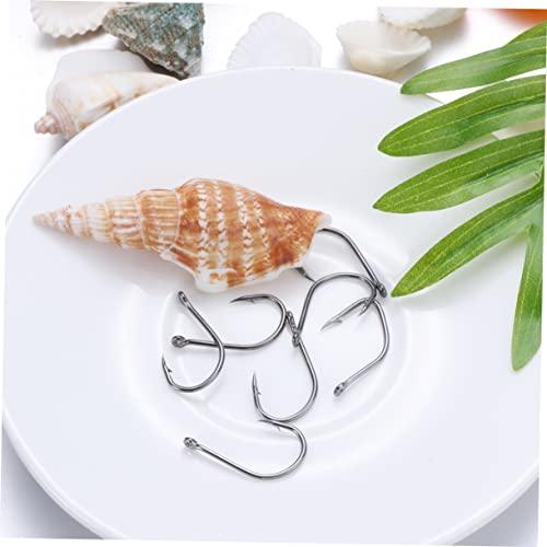 BESPORTBLE BESPORTBLE High Carbon Steel Fishing Treble Hooks Set 100 Pcs for Bass Pike Freshwater Saltwater Sturdy and Non-Corrosive