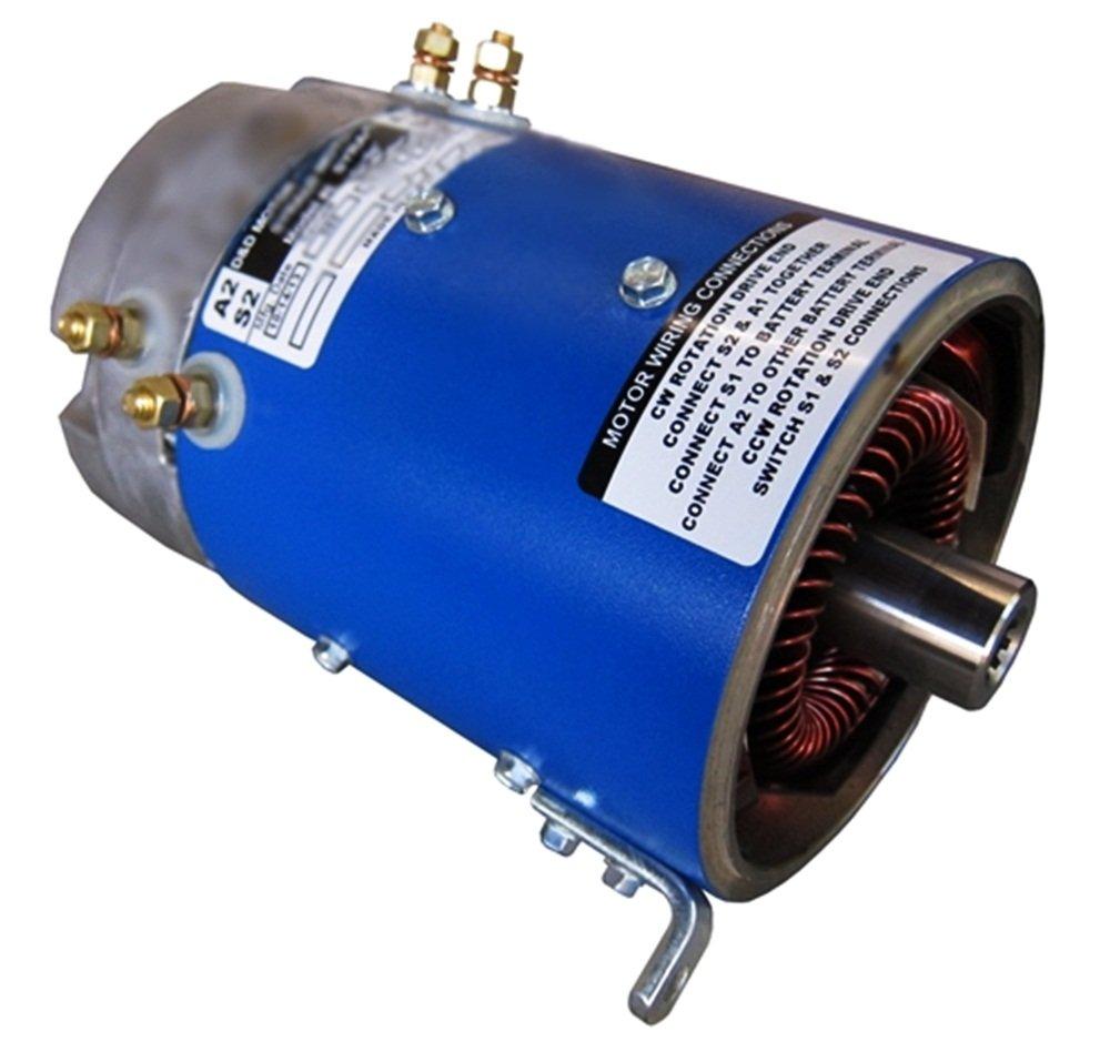 D&D Motor Systems D&D 170-004-0002A Golf Cart Motor, Club Car DS (Series), High Torque