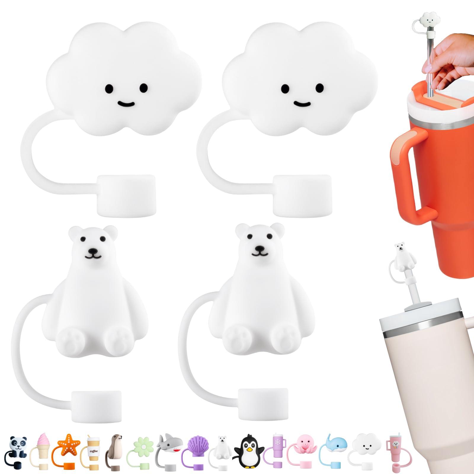 LONPARRY LONPARRY 6 Pack Set for Stanley Cup 2 Pack Silicone Boot+4 Pack Silicone Straw Cover for Stanley Tumbler 40 30 oz