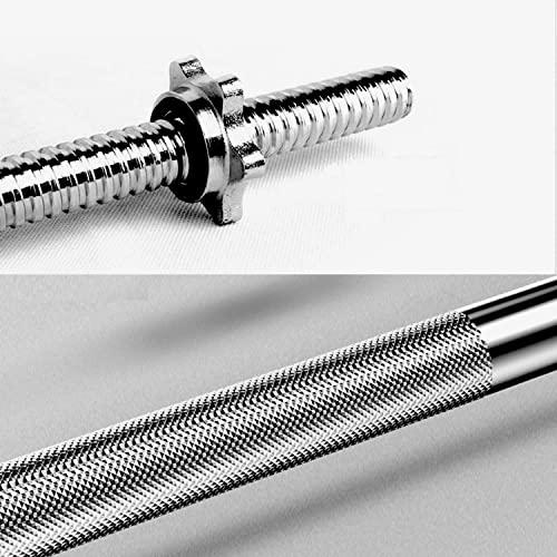 Yaheetech Yaheetech Barbell Weight Set - Olympic Curl Bar & 6 Olympic Weights & 2 Olympic Barbell Clamps for Lifts 55LB