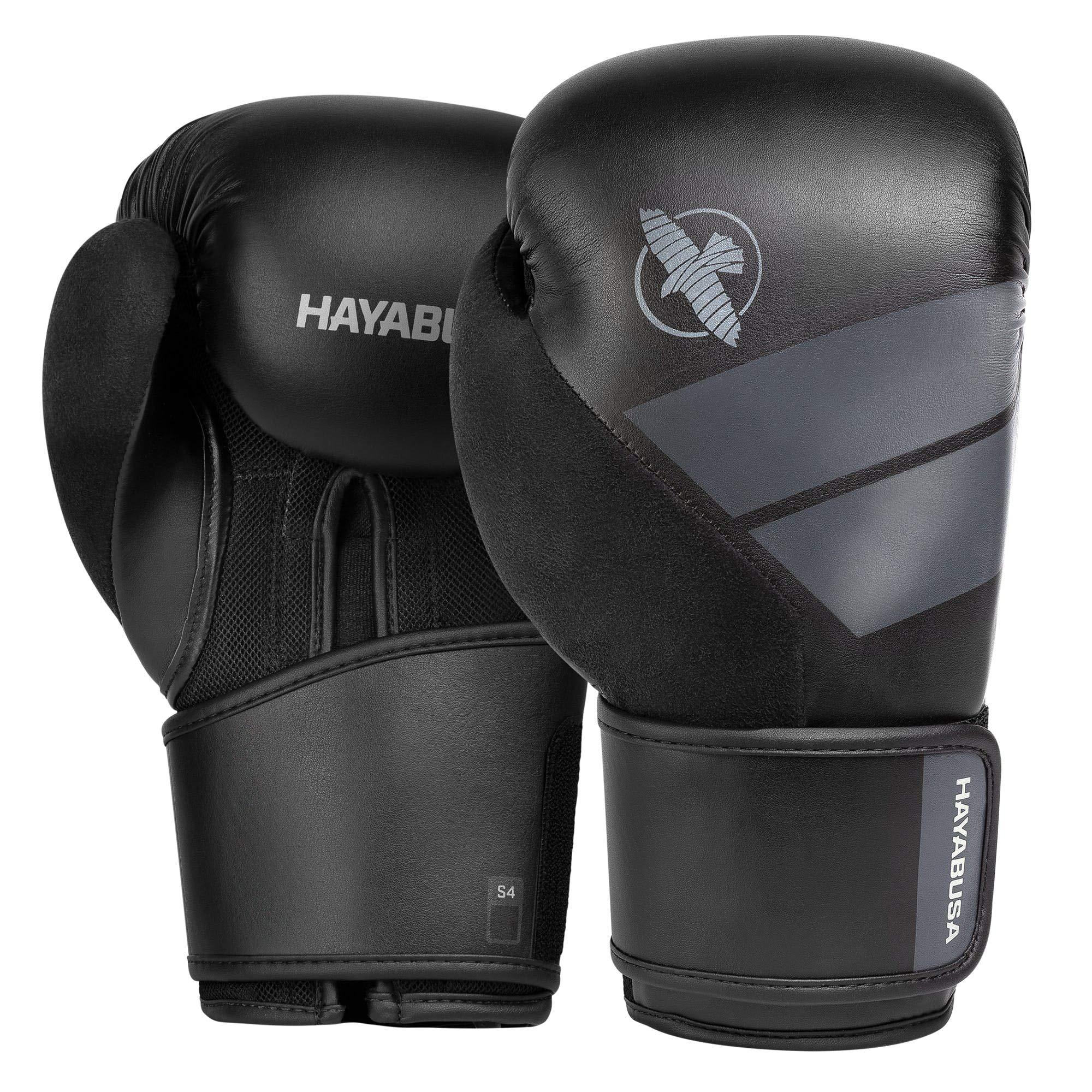 Hayabusa Hayabusa S4 Boxing Gloves for Men and Women - Black, 16 oz
