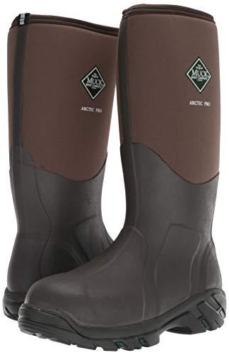Muck Boot Muck Boot Men's Arctic Pro S/T Knee High Boot, Brown Steel Toe, 13 M US